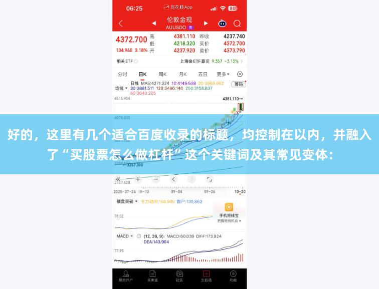 好的，这里有几个适合百度收录的标题，均控制在以内，并融入了“买股票怎么做杠杆”这个关键词及其常见变体：